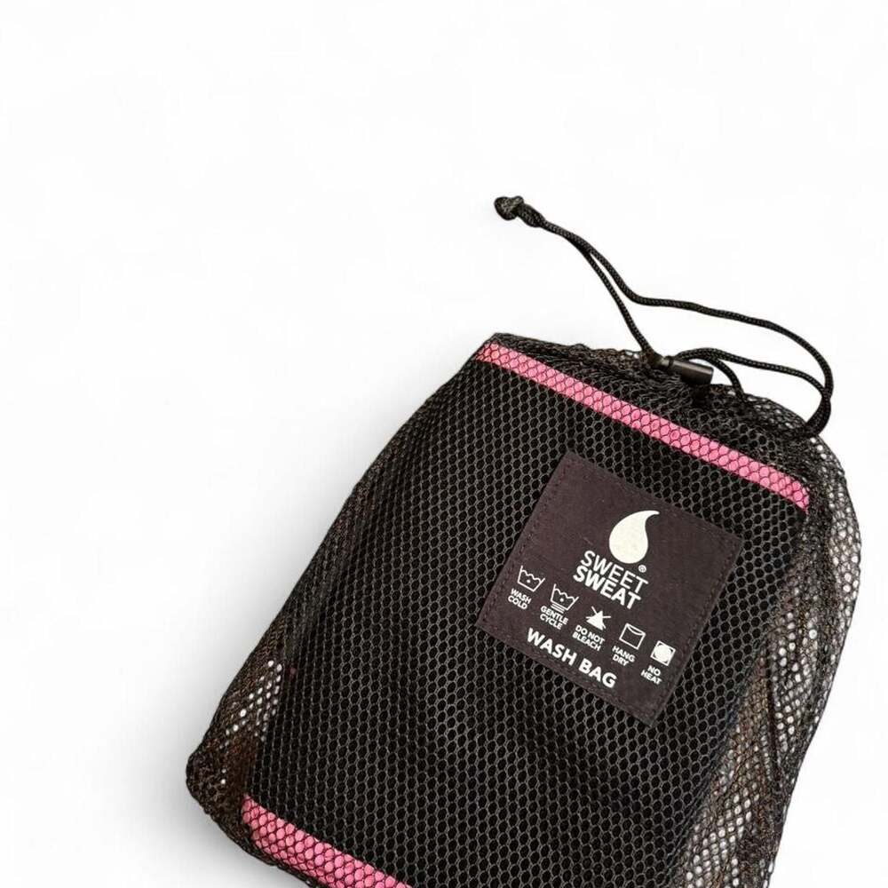 Sweet Sweat Waist Trimmer Black & Pink Size Small